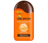 Bilboa, Docciabronze Energizzante, Doccia Shampoo con Arancia Amara per Corpo e Capelli, Idrata la Pelle e Non Toglie l'Abbronzatura, Dermatologicamente Testato, 250 ml