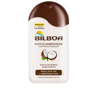 Bilboa, Docciabronze Idratante, Doccia Crema con Latte di Cocco per Corpo e Capelli, Idrata la Pelle e Non Toglie l'Abbronzatura, Dermatologicamente Testato, 220 ml