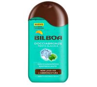Bilboa, Docciabronze Rinfrescante, Doccia Shampoo con Menta Glaciale per Corpo e Capelli, Idrata la Pelle e Non Toglie l'Abbronzatura, Dermatologicamente Testato, 250 ml