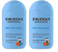 Bilboa, Doposole Ohi Vita-mina, Abbronzatura Duratura con Multivitamina, Pelle idratata, Tintarella fortunata, Dermatologicamente Testato - 200 ml (Confezione da 2)