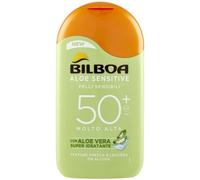 Bilboa Aloe Sensitive - Latte Solare SPF50+ Per Pelli Sensibili 200 Ml