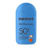 Bilboa Ohi Vita-mina Latte SPF 50+, con Multivitamina, Meglio una Vita-Mina Oggi che una Ruga Domani, Resistente all'Acqua, Dermatologicamente Testato - 200 ml