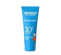 Bilboa In Viaggio, Ohi Vita-mina Crema Solare SPF 30, con Multivitamina, Meglio una Vita-Mina al Giorno che una Ruga Domani
