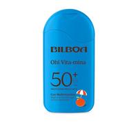 Bilboa Ohi Vita-mina Latte SPF 50+, con Multivitamina, Meglio una Vita-Mina Oggi che una Ruga Domani, Resistente all'Acqua, Dermatologicamente Testato - 200 ml