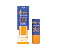 Bilboa Stick Solare SPF 50+ con Vitamina C, ideale per le zone sensibili come labbra, tatuaggi, nei e cicatrici. La formula a rapido assorbimento, non unge e non lascia tracce, 12 ml