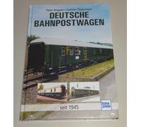 Bildband Erstausgabe Deutsche Bahnpostwagen seit 1945 | transpress 144 Seiten