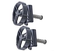 BildeeMait 2 piastre di bloccaggio per cerniera per bici Brompton, per biciclette pieghevoli 3SIXTY & PIKES, lega 7075, leva con magnete, nero (2 pezzi nero)