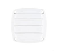 BildeeMait 2 prese d'aria in plastica nera da 7,6 cm per scafo di barche marine, per kayak, canoa, yacht, direttamente attraverso il flusso d'aria, resistenti alle intemperie (bianco)