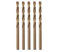 BildeeMait 5PCS M35 Cobalto Metrico Drill Bit Set Split Point HSS-acciaio temprato per acciaio inossidabile metallo