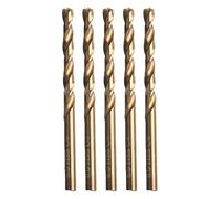 BildeeMait 5PCS M35 Cobalto Metrico Drill Bit Set Split Point HSS Acciaio temprato per metallo in acciaio inossidabile