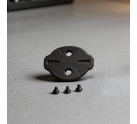 BildeeMait Adattatore COROS per montaggio a base fissa in lega di alluminio per computer da bicicletta, inserto leggero con viti, nero 29 x 25 mm