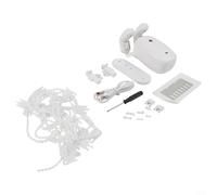 BildeeMait Apritende elettrico intelligente con telecomando, per aste romane U I, batteria a lunga durata 4000 mAh, bianco (1 pezzo)