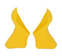 BildeeMait Cappucci in silicone per leva del freno della bicicletta, impugnatura comoda, antiscivolo, compatibili con Sora ST-2400 ST-3500 ST-4500, resistenti alle intemperie per ciclismo (giallo)