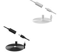 BildeeMait Cavo di prolunga da 3 m e Dot di 3a, 4a 5a generazione, cavo di alimentazione con connettore profondo 5 mm, nucleo in rame, cavo audio flessibile per altoparlante domestico, bianco
