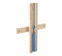 BildeeMait Clessidra da 15 minuti con clessidra per sauna, sala spa, struttura in legno resistente al calore con vetro trasparente e sabbia bianca marina, cronometraggio, yoga ed esercizi (blu)