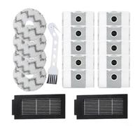 BildeeMait Confezione da 17 accessori, per Ecovacs, per Deebot T50 Pro, per Omni per Gen2, include sacchetti per la polvere da 4 l, mocio in microfibra, filtri HEPA, strumento di pulizia