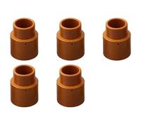 BildeeMait Confezione da 5 diffusori d'aria al plasma 13788 40A 60A Prof 70 CB50 CB70 PK5, metallo robusto per torcia consumabile PE0007 WSP 08037