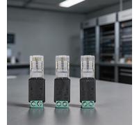 BildeeMait Convertitore da industriale a RS485 con per configurazione A Pin 4 e B Pin 5, efficienti sistemi di automazione dell'adattatore di trasmissione dati, verde, 3 unità