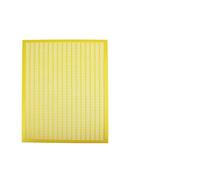 BildeeMait Griglia parapi gialla in PP per regina delle api, 50,9 x 41,9 cm, rettangolare, per il controllo delle colonie dell'alveare, strumento durevole per separare le regine dai supers del miele