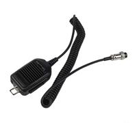 BildeeMait HM-36 - Microfono a 8 pin, per walkie talkie, microfono portatile per radio mobili ICOM IC-718, IC-765, IC-761, IC-7200, IC-7600, robusto interruttore PTT e altoparlante
