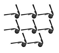 BildeeMait Kit di spazzole laterali per Xiaomi per Mijia H50 per Pro Robot per aspirapolvere, installare setole in nylon peli di animali domestici e polvere