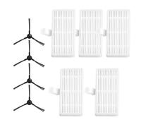 BildeeMait Kit spazzola laterale e filtro di ricambio per Cecotec Conga 999 e X-Treme Robot Aspirapolvere 4 Spazzole + 3 Filtri