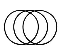 BildeeMait O-Ring - Filtro per piscina modello CC50-CC200, per guarnizione resistente, 10 x 10 x 3 cm, colore: nero (confezione da 1 o 3)