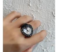 BildeeMait Orologio da donna alla moda con dettagli a diamante e elementi di design retrò, lega leggera per un uso prolungato e confortevole