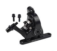 BildeeMait per bicicletta meccanico cavo freno a disco, 160 mm 140 mm per Dual Drive Caliper Mountain Road per bici, lega di alluminio leggero nero (i primi 160)