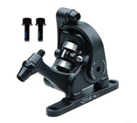 BildeeMait per bicicletta meccanico cavo freno a disco, 160 mm 140 mm per Dual Drive Caliper Mountain Road per bici, lega di alluminio leggero nero (i primi 140)