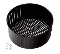 BildeeMait Per cestello di ricambio per friggitrice ad aria da 2,6 e 3,5 l, in rete metallica nera