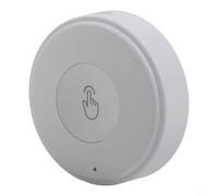 BildeeMait per Tuya per ZigBee Scene Switch, Controller wireless ricaricabile a pulsante domotica, supporto trigger a 3 modalità, impermeabile IP55, per hub necessario, nero (bianco)