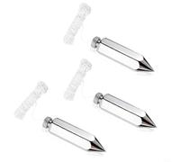 BildeeMait Precision - Kit di bobine esagonali da 226,8 g, punta in acciaio laminato a freddo e ottone, con cappuccio staccabile e corda da 15 m per una marcatura verticale accurata, set da 3 pezzi (3