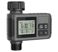 BildeeMait Regolatore di irrigazione per esterni con funzione di ritardo della pioggia, timer di irrigazione personalizzabile, frequenza da 1 ora a 15 giorni, LCD di facile lettura
