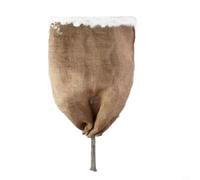 BildeeMait Sacchetti riutilizzabili per piante in iuta con chiusura a coulisse per protezione dal gelo invernale, resistenza al vento e protezione per animali, per piante in vaso o da giardino (80 ×