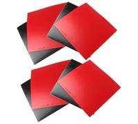 BildeeMait Set da 8 pezzi per ping pong Pro-Level, spugna rigida da 2,2 mm, attacco rapido eccezionale per rotazione, per rosso e nero