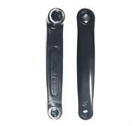 BildeeMait Set di pedivelle per bicicletta, lunghezza 170 mm, struttura in acciaio con vite e foro da 13 x 13 mm, per sport al chiuso per bicicletta, colore nero