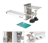 BildeeMait Staffa di montaggio per leva del cambio in metallo compatibile con Logitech G29 G920 G25 G27 per Thrustmaster T300RS T-for GT, per supporto del cambio a forma di L da corsa, argento