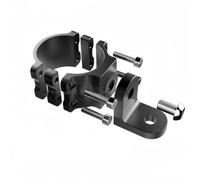 BildeeMait Supporto per luce a frusta UTV regolabile a 360° per rotolo da 1,75-2 pollici per barre, staffa per bandiera in alluminio pressofuso compatibile con, finitura nera