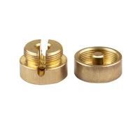 BildeeMait Violoncello per tubo soppressore del tono del lupo, in ottone placcato oro, corda per violoncello muto sotto il ponte, 11 x 12 mm portatile