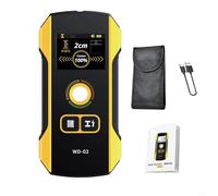 BildeeMait WD-02 Metal Detector Wall Scanner per AC Live Wires, legno borchie e metallo, rilevamento profondità 120 mm