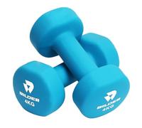 BILDER - Coppia Manubri Palestra 4kg, Forma Esagonale e Superficie Antiscivolo, Set Pesi Palestra per Allenamento a Bassa Intensità ed Esercizi di Tonificazione, Pesetti con Rivestimento in Neoprene