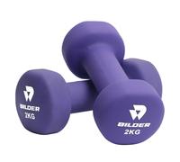 BILDER - Coppia Manubri Palestra, Forma Esagonale e Superficie Antiscivolo, 2 kg
