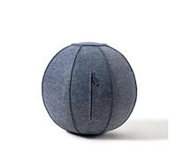 BILDER- Cover per Palla Pilates e Fitness in Feltro di Lana, 65cm, Custodia Fitball con Zip, Protegge da Graffi Sporco e Usura- Accessori per Attrezzi Palestra Casa e Allenamento, Gym Ball Non Inclusa