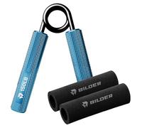 BILDER - Hand Grip Pinza per le Mani in Metallo, Ideale per Allenamento Avambraccio, Mano e Polso, Potenzia la Muscolatura e Favorisce il Recupero Funzionale, Attrezzi Palestra - Resistenza 150LB/68kg