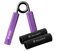 BILDER - Hand Grip Pinza per Le Mani in Metallo, Ideale per Allenamento Avambraccio, Mano e Polso, Potenzia la Muscolatura e Favorisce Il Recupero Funzionale, Attrezzi Palestra - Resistenza 50LB/23kg