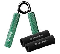 BILDER - Hand Grip Pinza per le Mani in Metallo, Ideale per Allenamento Avambraccio, Mano e Polso, Potenzia la Muscolatura e Favorisce il Recupero Funzionale, Attrezzi Palestra - Resistenza 200LB/91kg