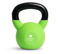 BILDER-Kettlebell 10kg con Impugnatura Ergonomica e Antiscivolo, Pesi in Ghisa con Rivestimento in Neoprene, Ideale per Esercizi e Allenamento Forza Cardio e Funzionale, Attrezzi Palestra Casa Fitness