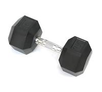 BILDER - Manubrio Palestra Singolo 17,5 Kg, Forma Esagonale e Impugnatura Antiscivolo, Pesi Palestra e per Allenamento a Casa per Miglioramento Forza e Resistenza, Manubri Resistenti e Salvaspazio