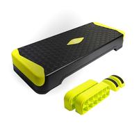 BILDER - Step per Allenamento Aerobico e di Equilibro, Stepper Fitness Casa e Palestra Antiscivolo, Altezza Regolabile - Migliora Forza e Coordinazione, Capacità di Carico